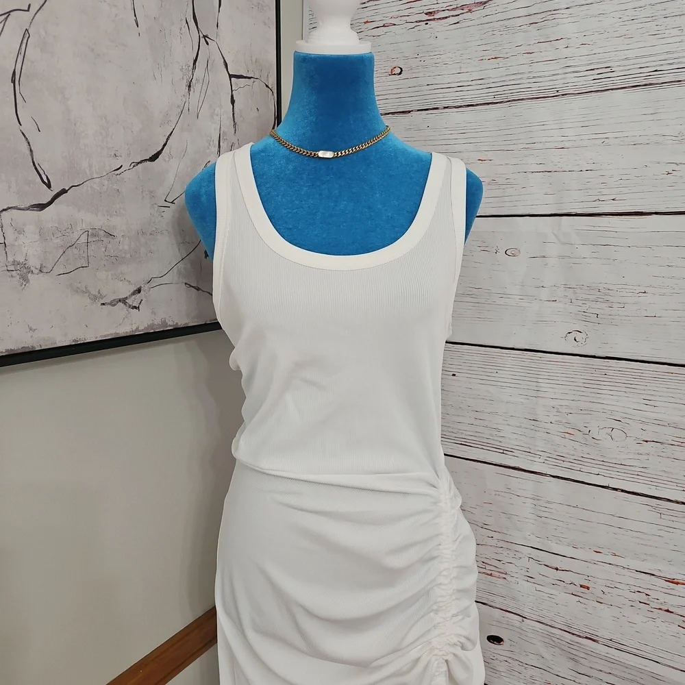 NWOT ChicMe XXL White Sleeveless Womens White Dress - Picture 10 of 16
